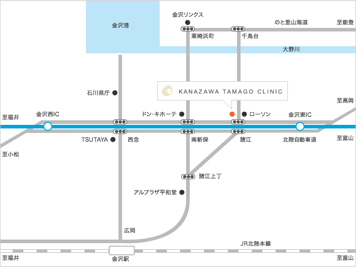 当院までの地図